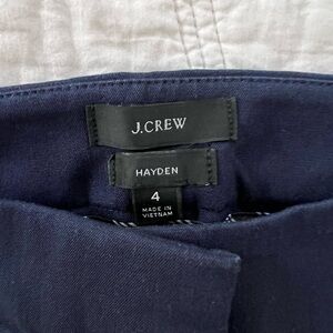 J.Crew Midnight Blue Hayden Trousers